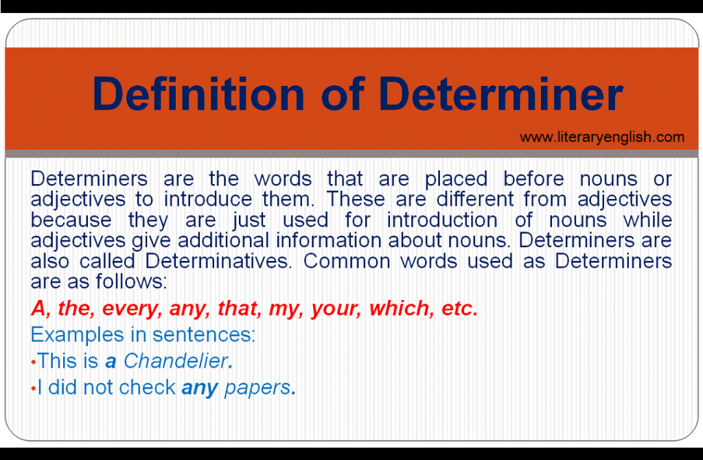 Definition And Types Of Determiner, Chandelier Meaning In English Oxford