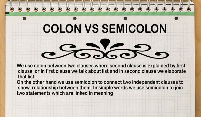 Colon Vs Semicolon | Punctuation Marks - Literary English