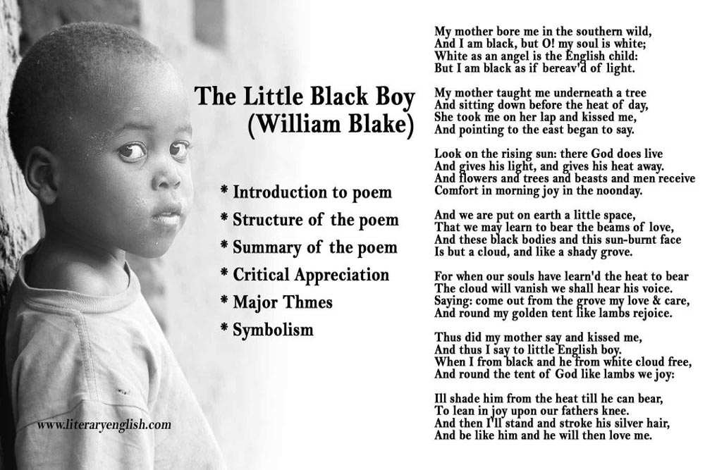 william blake the little black boy