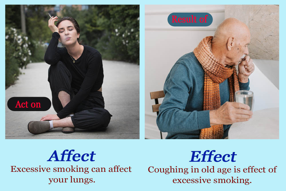 Difference Between Affect And Effect Affect Vs Effect Literary English