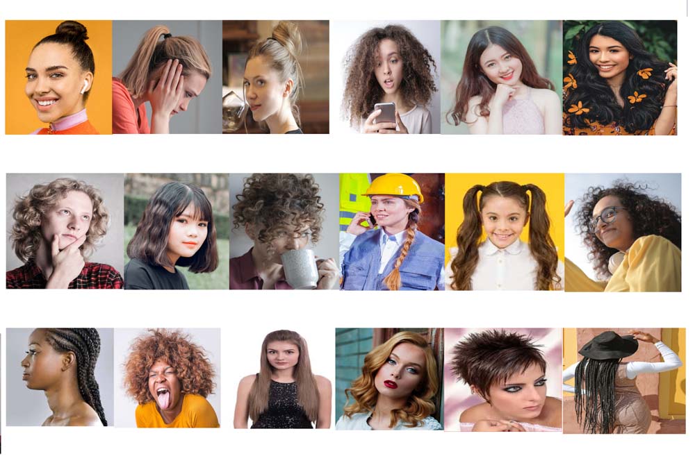 Hairstyle, color, texture and appearance vocabulary - Literary English