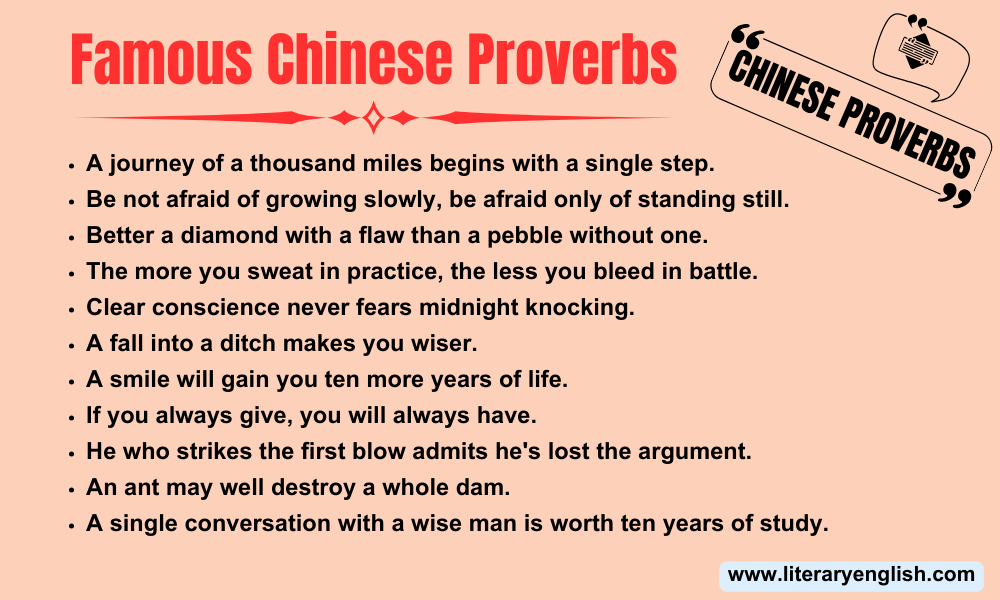 Chinese Proverbs
