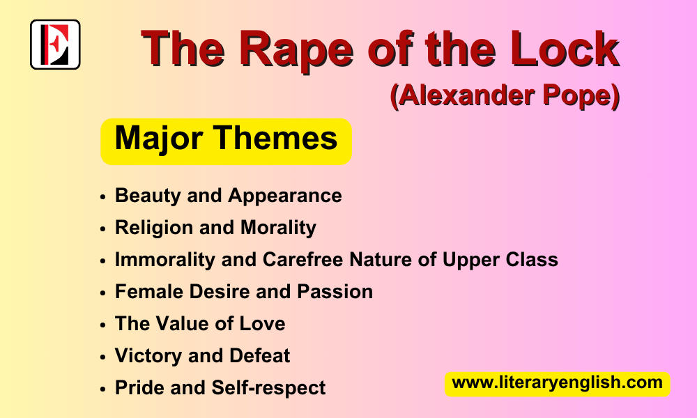 Major Themes in the Rape of the Lock by Alexander Pope