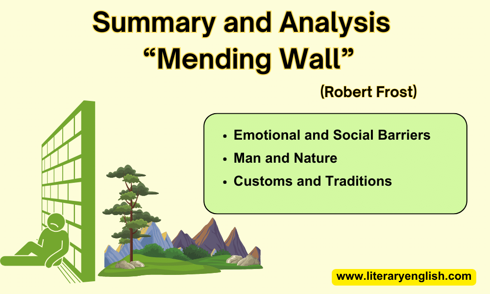 Summary and Analysis of Mending Wall by Robert Frost