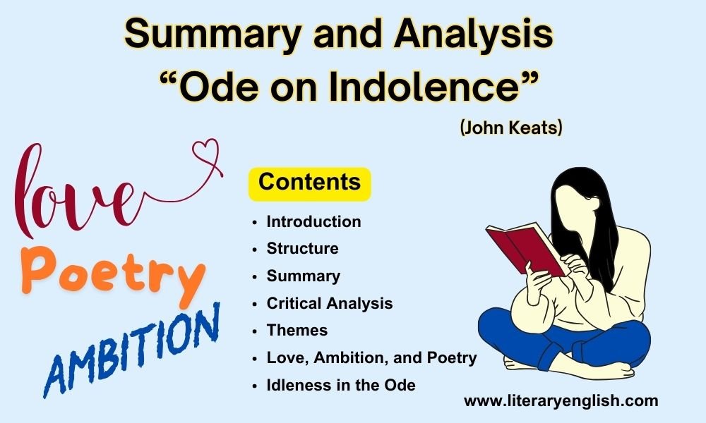 Ode on Indolence