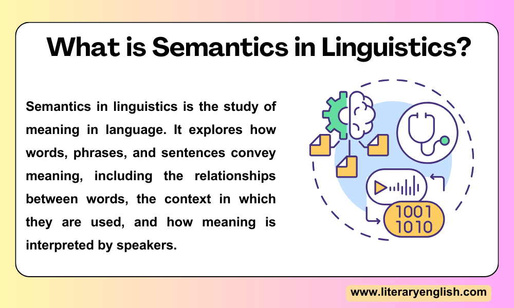 What is Semantics in Linguistics