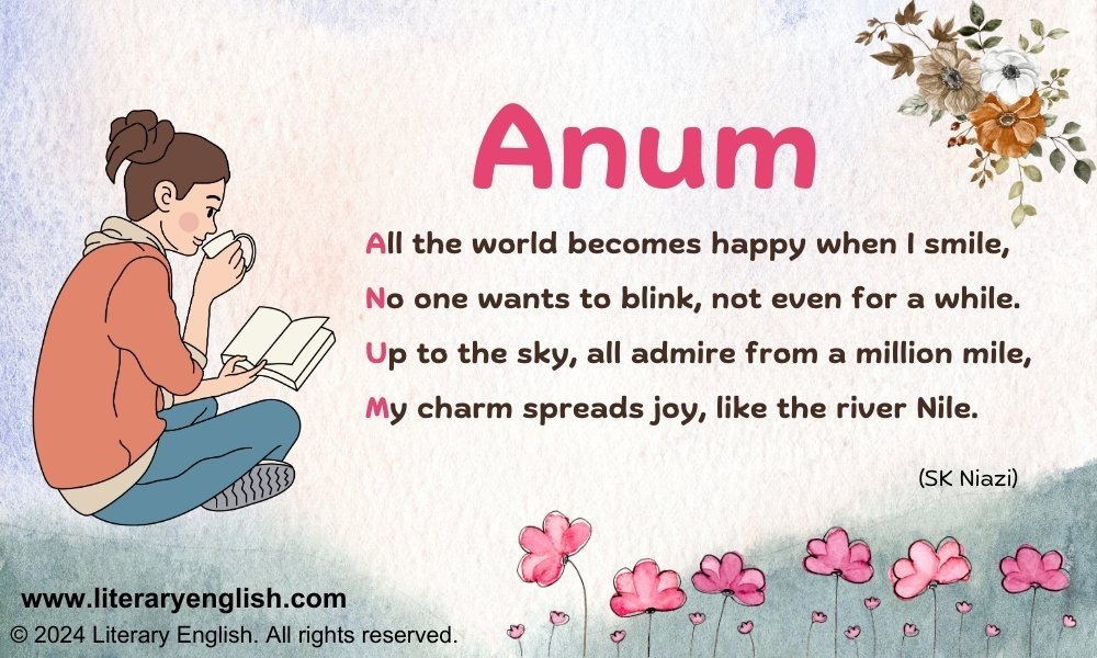 Anum Name poem Acrostic poem