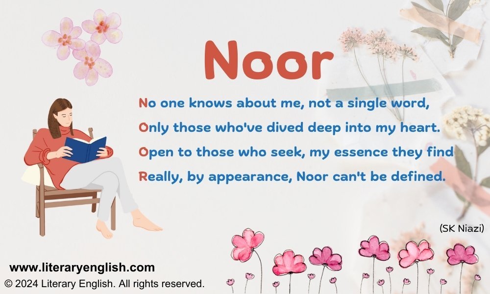 Noor Name poem Acrostic poem