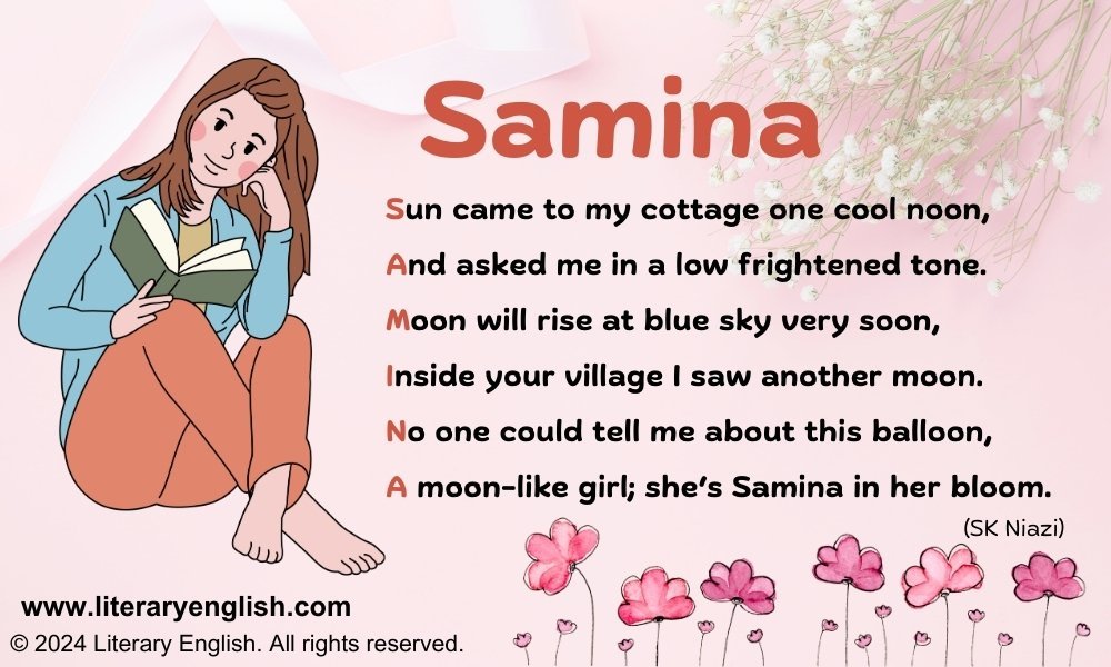 Samina Name poem Acrostic poem