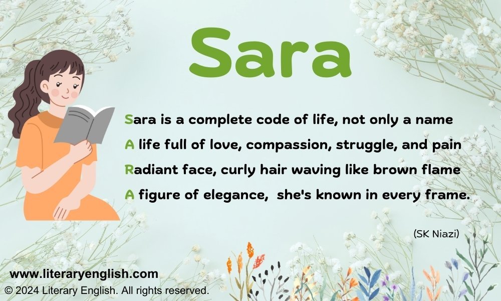 Sara Name poem